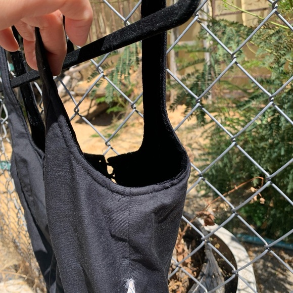 Vintage Ralph Lauren Black Velvet Rayon Lace Up Corset Union Made - Picture 11 of 16